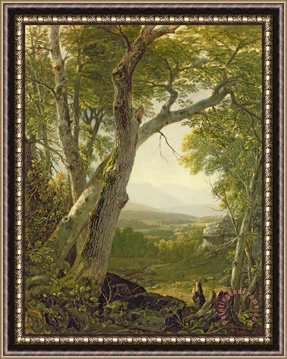 Asher Brown Durand Shandaken Ridge - Kingston Framed Painting