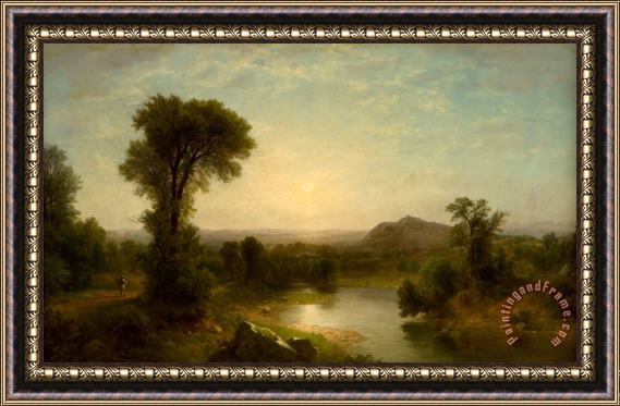 Asher Brown Durand The Catskill Valley Framed Painting