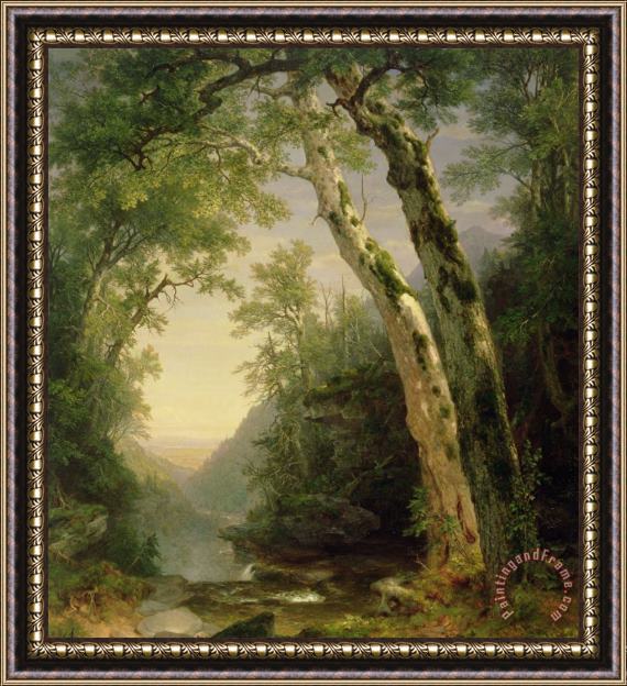 Asher Brown Durand The Catskills Framed Painting