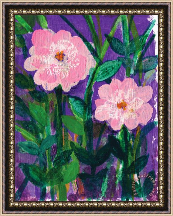 Ashleigh Dyan Moore Friendship in Flowers Framed Painting
