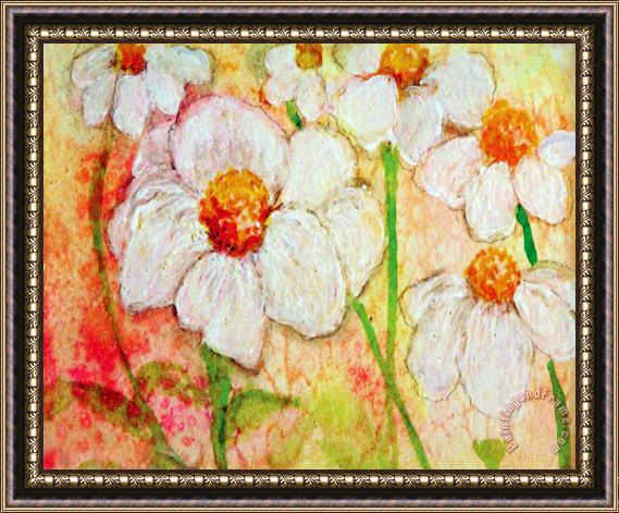 Ashleigh Dyan Moore Purity of White Flowers Framed Print
