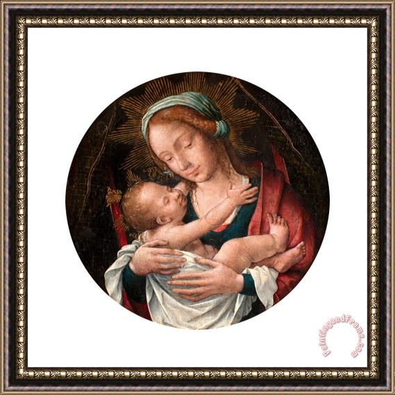 Attributed to Frei Carlos Madonna And Child Framed Print
