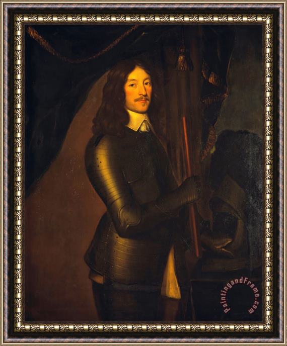 Attributed to Willem Van Honthorst James Graham, 1st Marquess of Montrose, 1612 Framed Painting