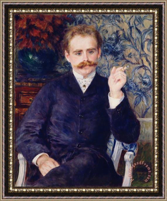 Auguste Renoir Albert Cahen D'anvers Framed Painting
