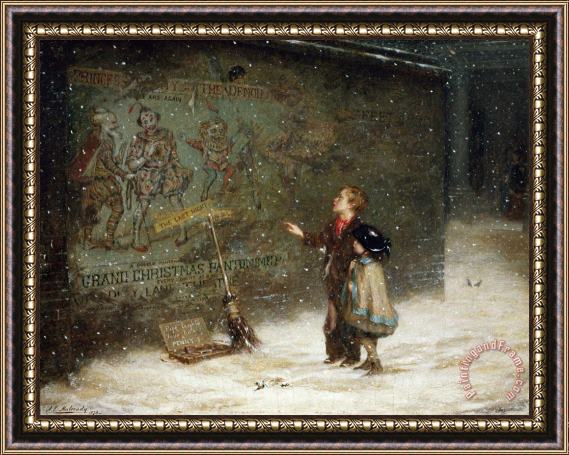 Augustus Edward Mulready Remembering Joys that have Passed Away Framed Painting