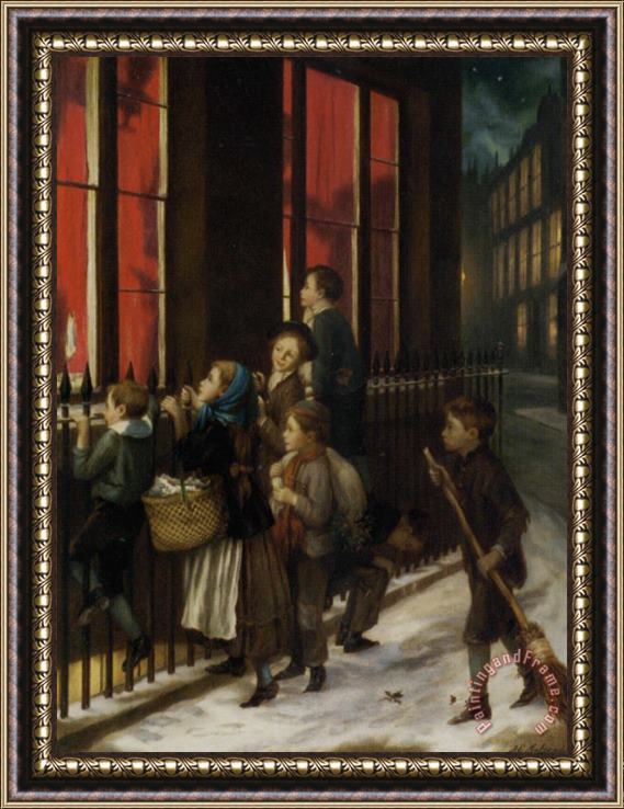 Augustus Edwin Mulready Little Spies Framed Painting