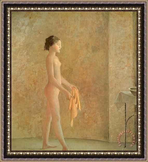 Balthasar Klossowski De Rola Balthus Nude in Profile Framed Painting