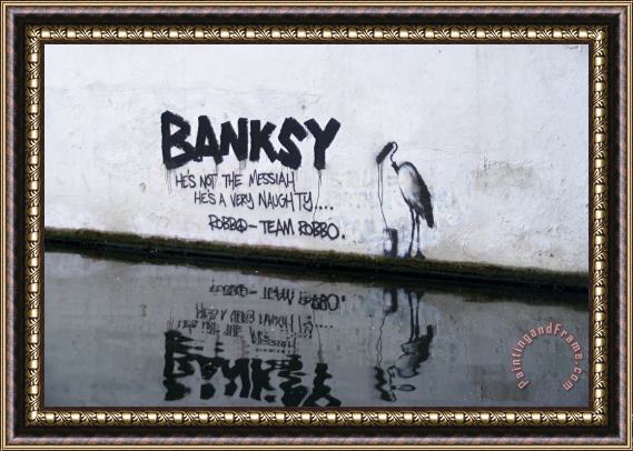 Banksy Banksy Street Art 2 Framed Painting
