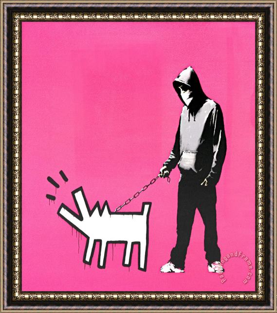 Banksy Choose Your Weapon, 2010 Framed Painting
