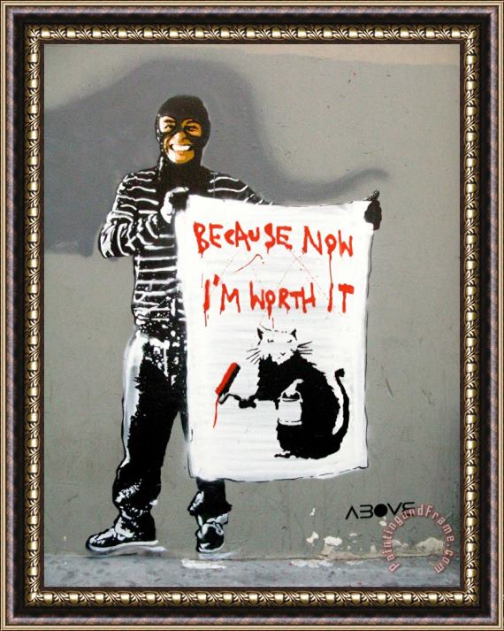 Banksy Stolen Framed Painting