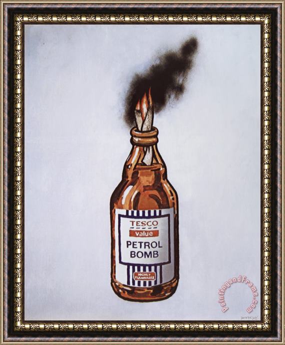 Banksy Tesco Value Petrol Bomb, 2011 Framed Painting