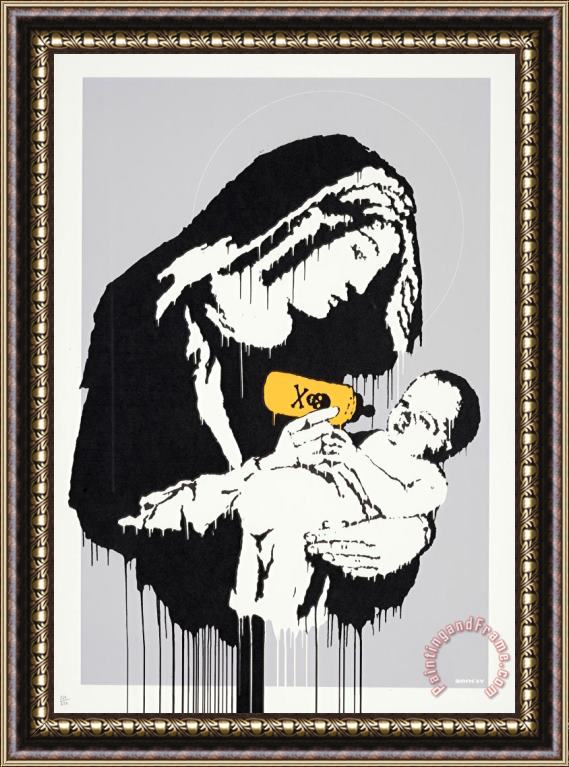 Banksy Toxic Mary, 2003 Framed Print
