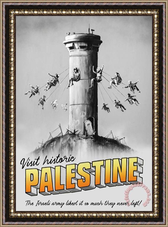 Banksy Visit Historic Palestine, 2018 Framed Painting