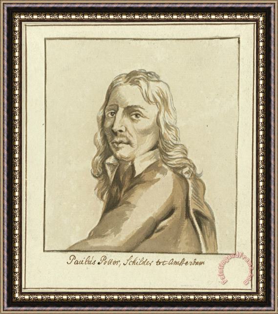 Bartholomeus Van Der Helst Portret Van Paulus Potter Framed Print