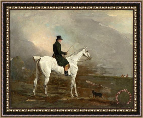 Benjamin Marshall Noble, a Hunter Well Known in Kent Framed Painting