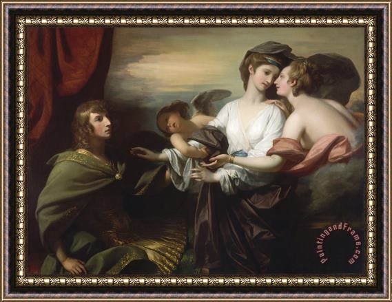 Benjamin West Helen Brought to Paris Framed Painting