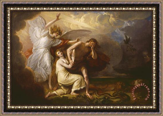 Benjamin West The Expulsion of Adam And Eve From Paradise Framed Print