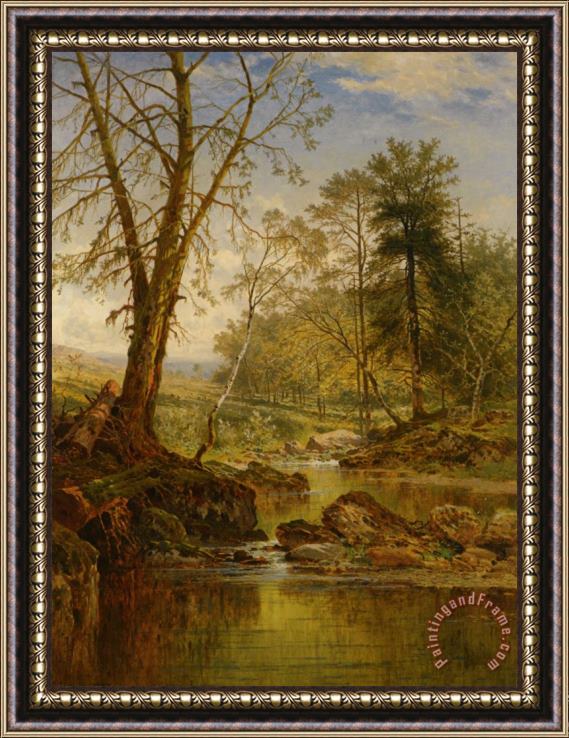 Benjamin Williams Leader A Sunny Stream Framed Painting