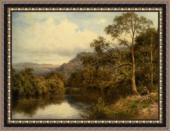 Benjamin Williams Leader On The River Conway Framed Print
