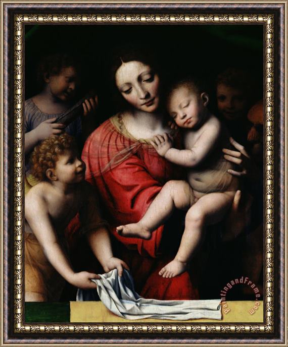 Bernardino Luini The Sleeping Christ Framed Print