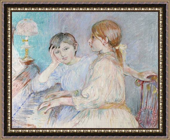 Berthe Morisot Le Piano Framed Painting