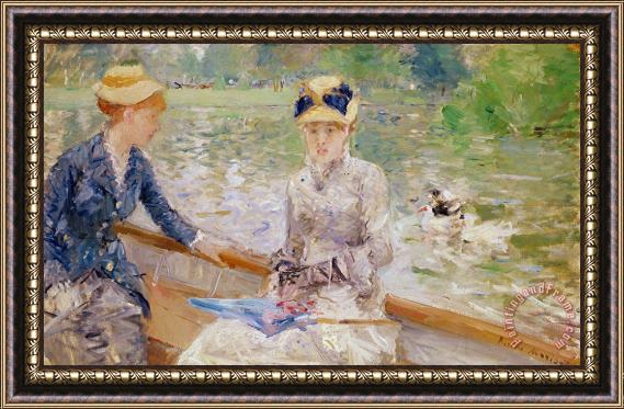 Berthe Morisot Summers Day Framed Painting