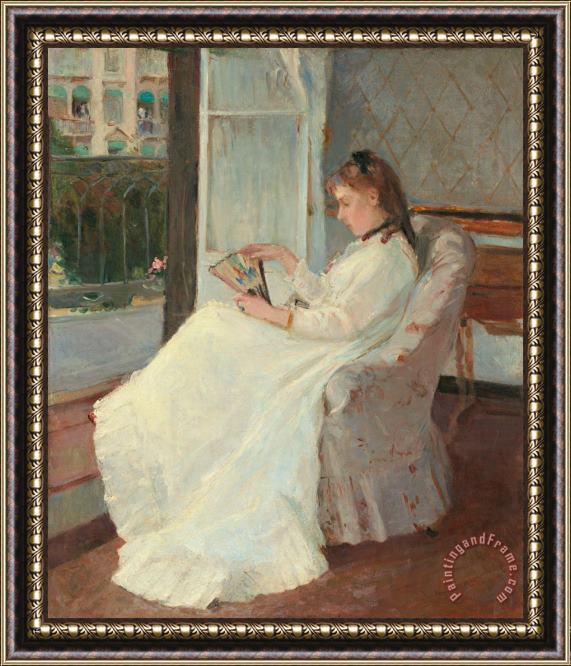 Berthe Morisot The Artist's Sister At A Window Framed Painting