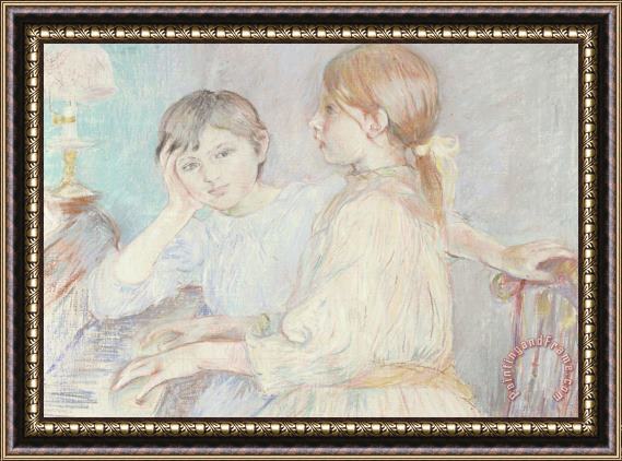 Berthe Morisot The Piano Framed Painting