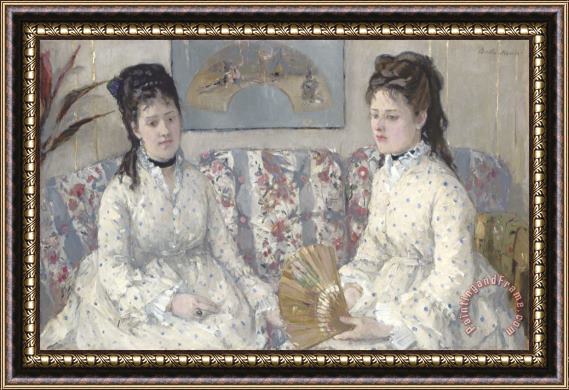 Berthe Morisot The Sisters Framed Painting