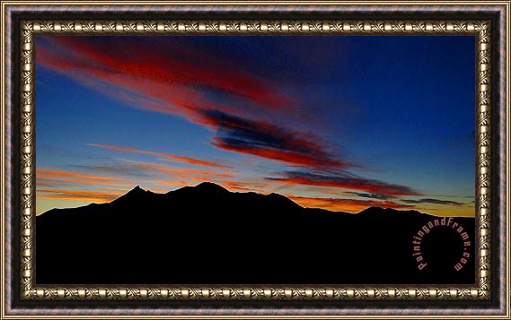 Blair Wainman Sunset Silhouette Framed Print