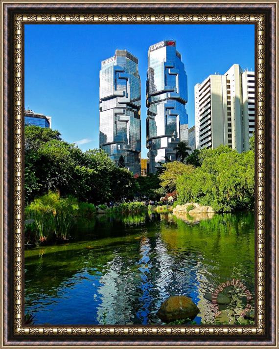 Blair Wainman Twin Towers Framed Painting