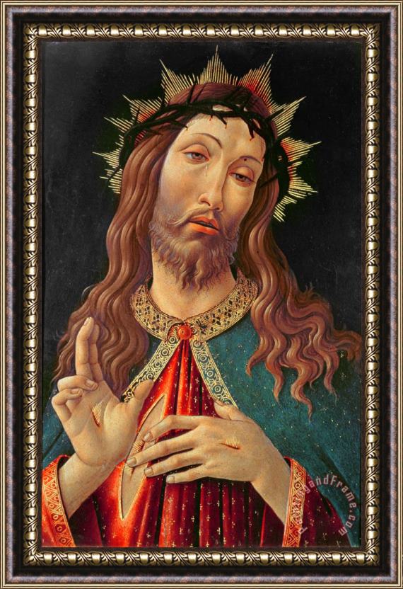 Botticelli Ecce Homo or The Redeemer Framed Painting