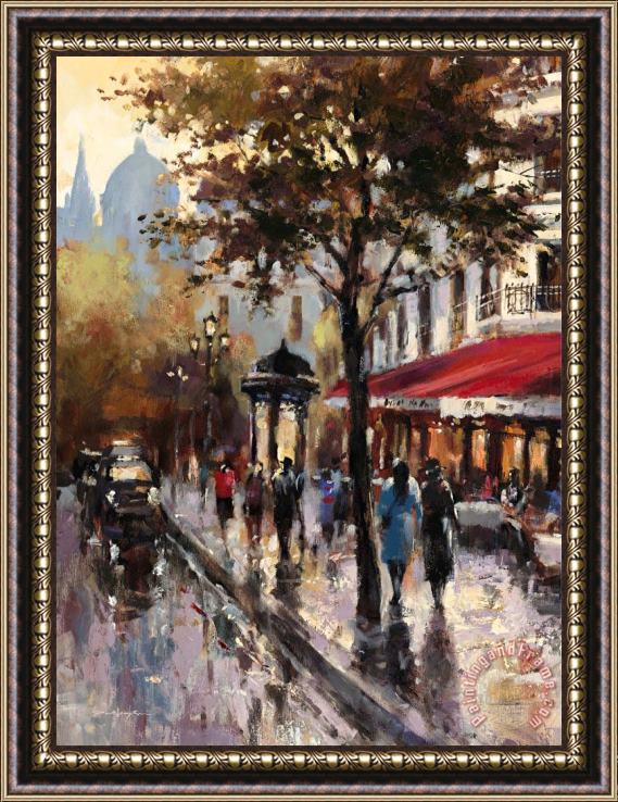brent heighton Avenue Des Champs Elysees 1 Framed Print