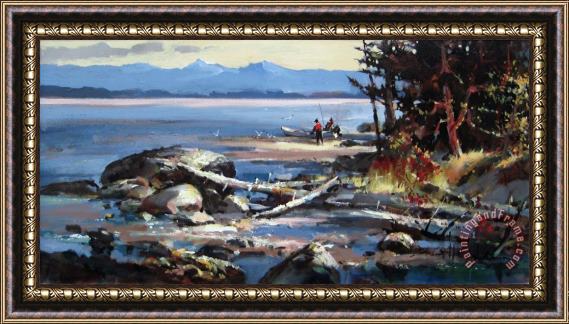 brent heighton Berry Point Framed Painting