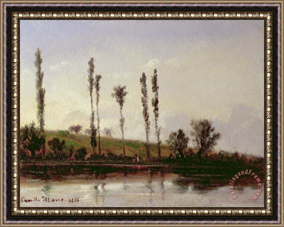 Camille Pissarro On the Outskirts of Paris Framed Print