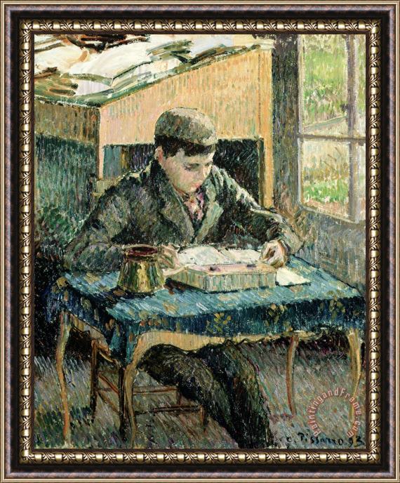 Camille Pissarro The Artists Son Framed Painting