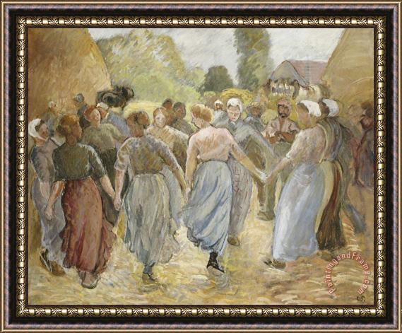 Camille Pissarro The Circle, Framed Print