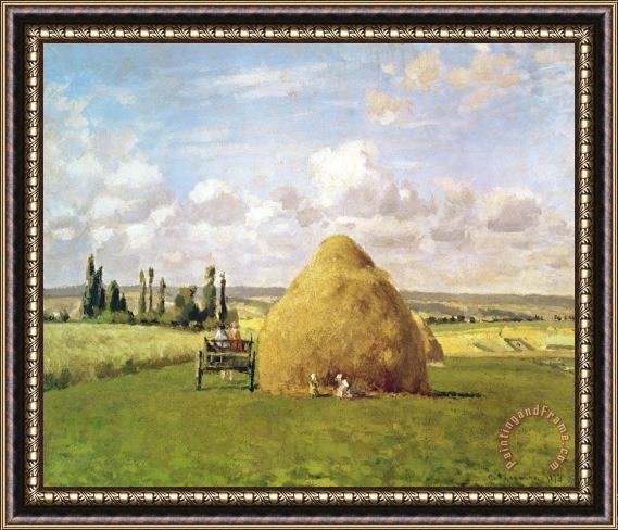 Camille Pissarro The Haystack Framed Painting