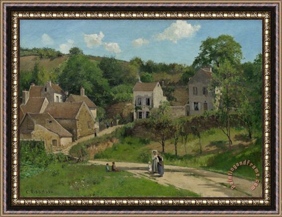 Camille Pissarro The Hermitage at Pontoise Framed Print