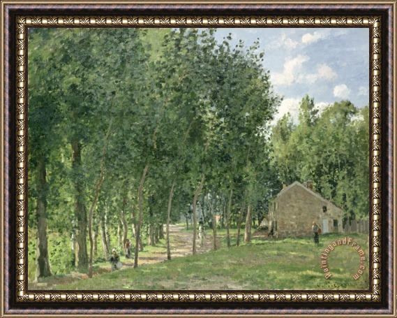 Camille Pissarro The House in the Forest Framed Painting