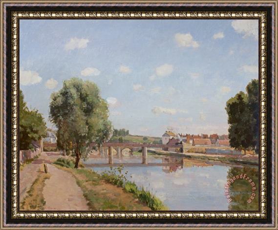 Camille Pissarro The Railway Bridge Framed Print