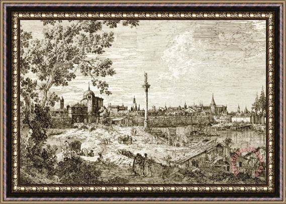 Canaletto Imaginary View of Padua Framed Print