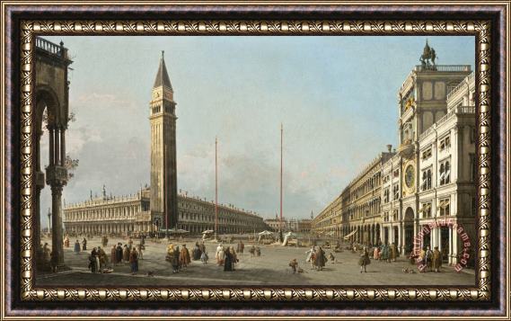 Canaletto Piazza San Marco Looking South And West Framed Print