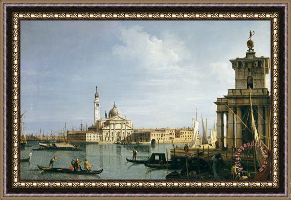 Canaletto The Island Of San Giorgio Maggiore Framed Painting