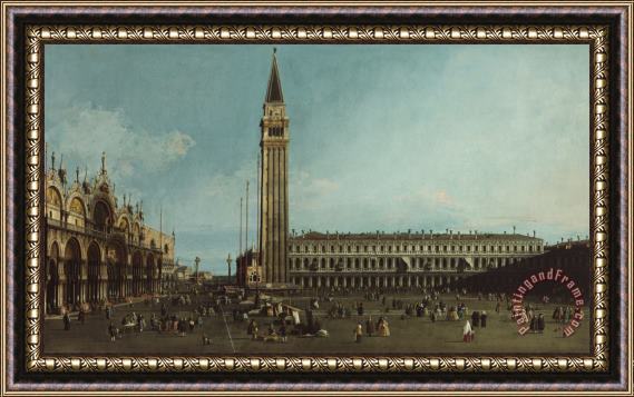 Canaletto The Piazza San Marco, Venice Framed Print