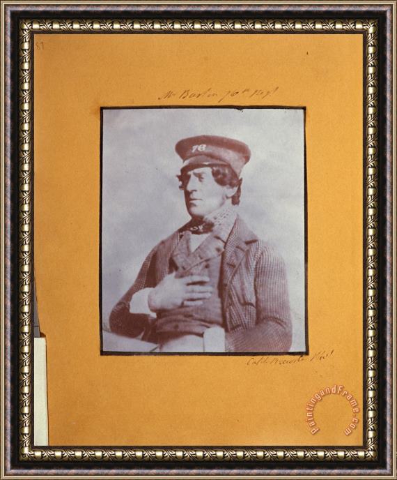 Capt. Henry Craigie Brewster Mr. Barton. Framed Print