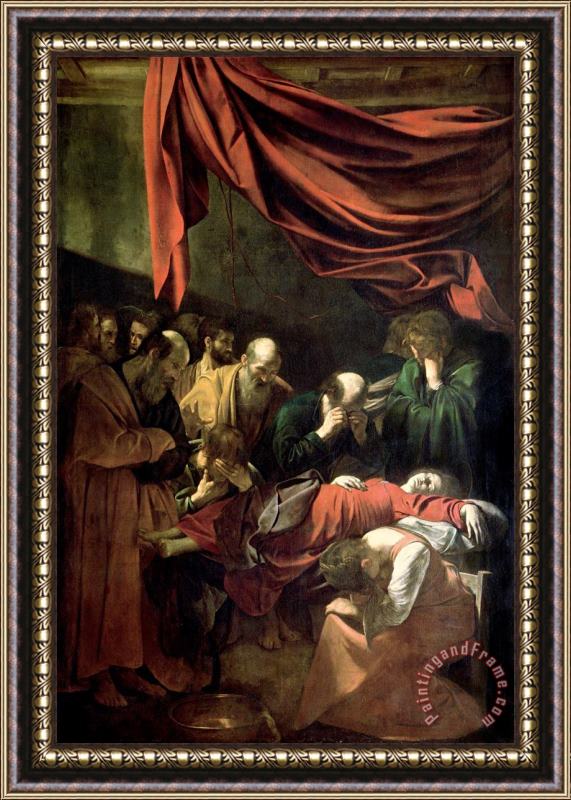 Caravaggio Death Virgin Framed Print
