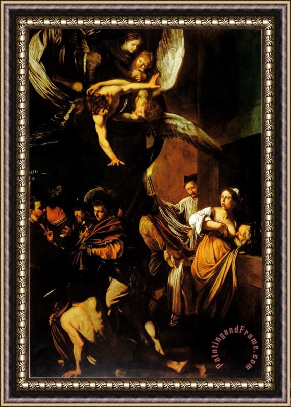 Caravaggio Seven Works of Mercy Framed Print