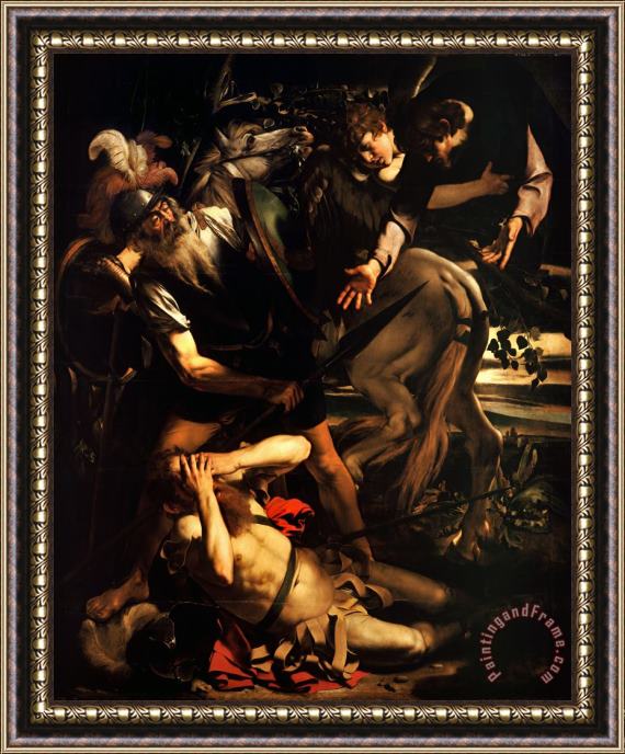 Caravaggio The Conversion of Saint Paul Framed Painting