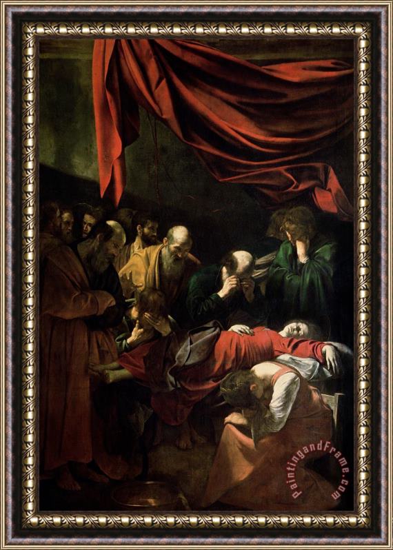 Caravaggio The Death of the Virgin Framed Print